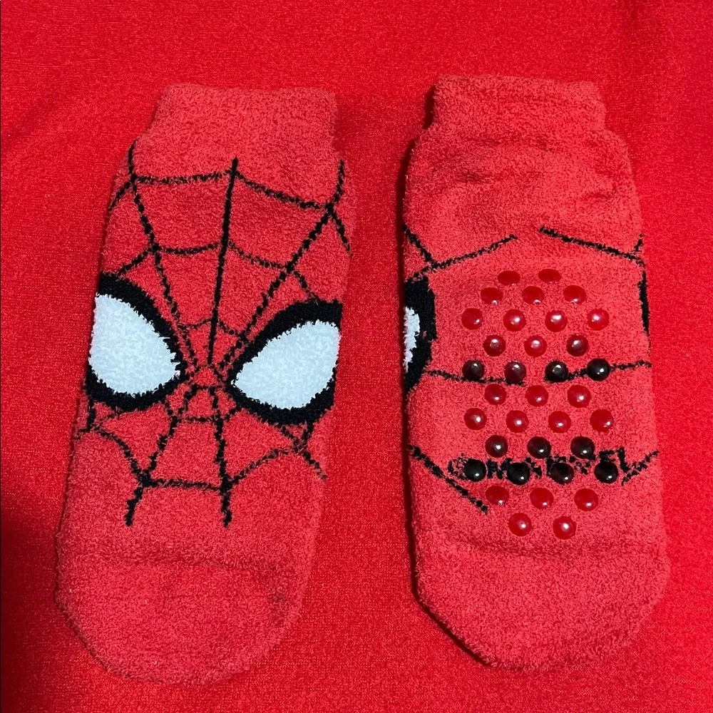 NEW Boys Marvel 3-Pack Spider-Man No-Show Socks, shoe size 4-10